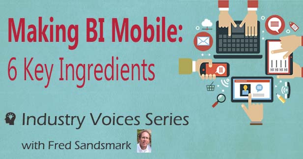 Mobile BI: 6 Key Ingredients for Success